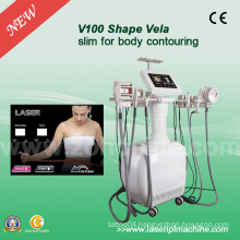 V100 40kHz Cavitation Vacuum Facial Handle Cryolipolysis Slimming Machine for Salon